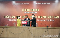 Chính thức khai trương Triển lãm trực tuyến Tranh sơn mài Việt Nam