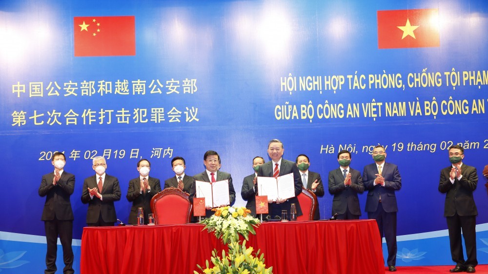 Bộ Công an Việt Nam-Trung Quốc tăng cường hợp tác phòng chống tội phạm