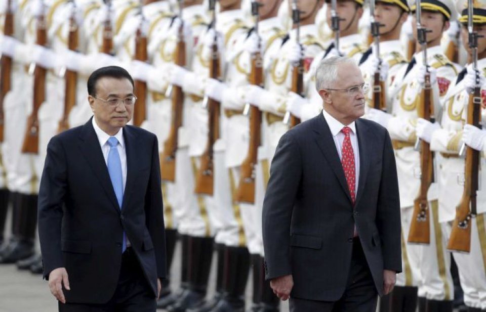 Australia, Trung Quốc sẽ thảo luận về RCEP, Biển Đông