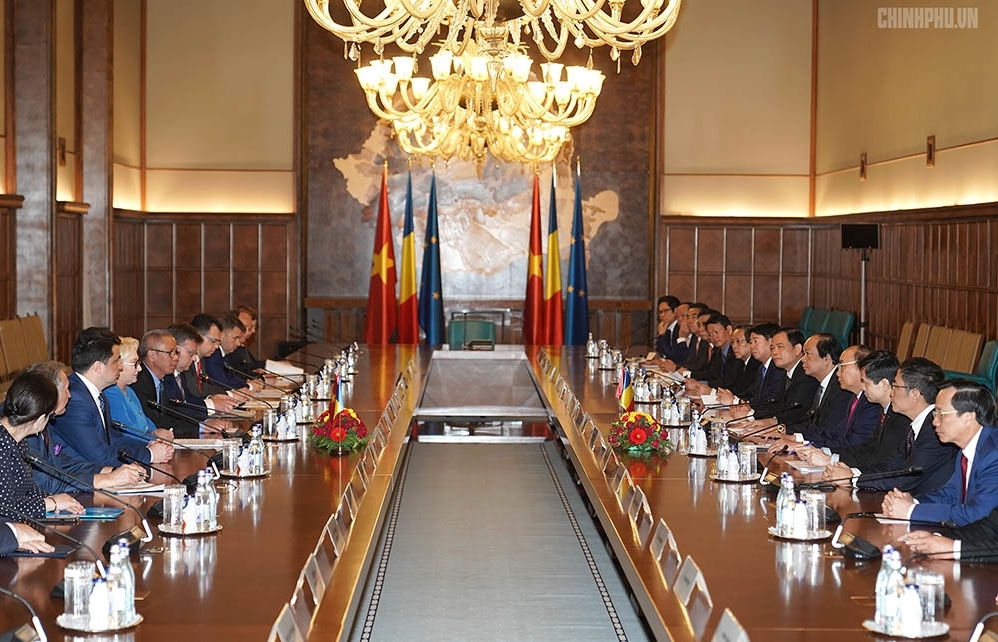 Việt Nam - Romania: Kết quả hội đàm chính thức giữa Thủ tướng hai nước