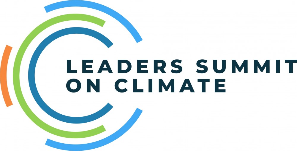 (4.21) Logo Thượng đỉnh về biến đổi khí hậu do Mỹ tổ chức ngày 22/4 tới. (Nguồn: Bộ Ngoại giao Mỹ)