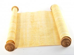 (04.30) Cuộn giấy papyrus (Nguồn: UK McClung Museum).