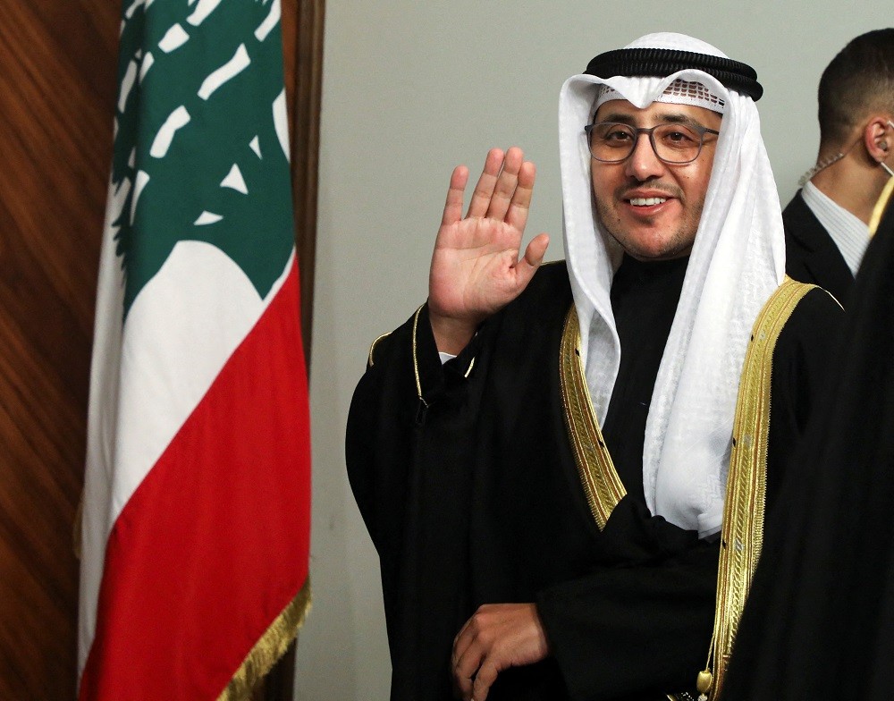 (04.11) Ngoại trưởng Kuwait Ahmed Nasser Al-Mohammed Al-Ahmed Al-Jaber Al-Sabah đánh giá cao nỗ lực hàn gắn quan hệ với vùng Vịnh của Lebanon. (Nguồn: Reuters)