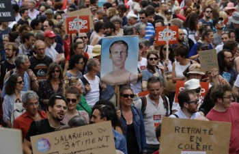 Pháp: Biểu tình toàn quốc phản đối cải cách của Tổng thống Macron