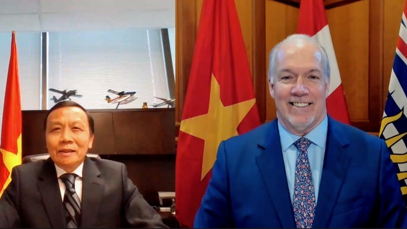 Củng cố hợp tác giữa Việt Nam và bang British Columbia, Canada