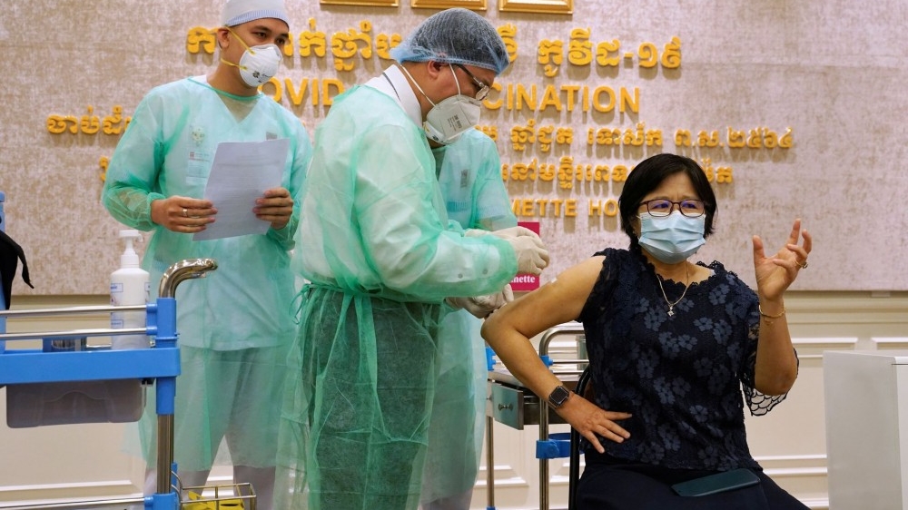 Campuchia triển khai tiêm vaccine Covid-19 ở thủ đô Phnom Penh
