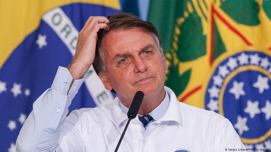 (05.31) Tổng thống Jair Bolsonaro đang đối mặt với áp lực từ công chúng, quân đội, Thượng viện Brazil và các đối thủ chính trị cánh tả. (Nguồn: Getty Images)