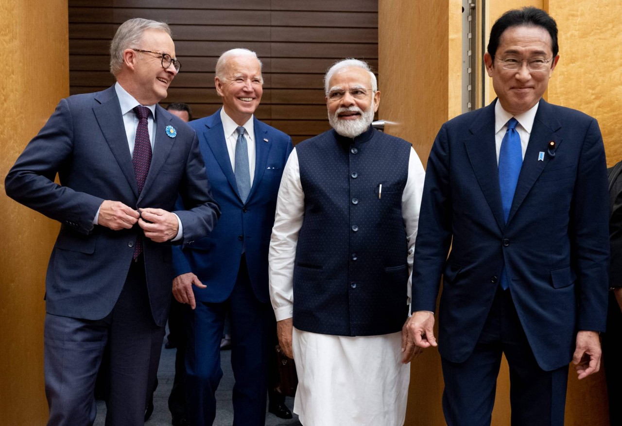 (05.25) Tân Thủ tướng Australia Anthony Albanese dùng Tổng thống Mỹ Joe Biden, Thủ tướng Nhật Bản Kishida Fumio và Thủ tướng Ấn Độ Narendra Modi tại Thượng đỉnh Bộ tứ vừa qua ở Tokyo, Nhật Bản. (Nguồn: AFP)