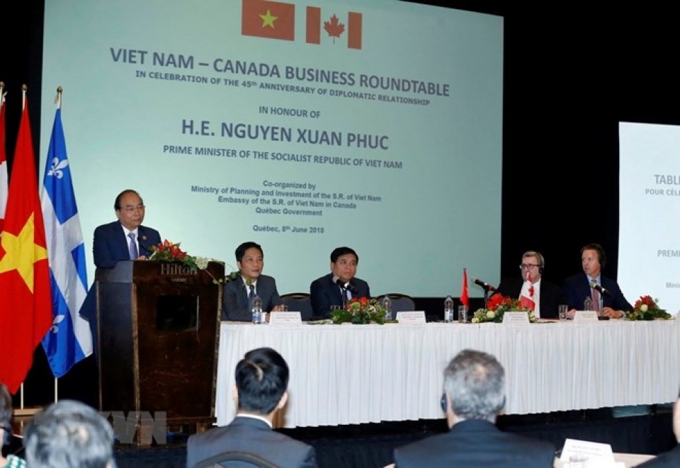 pm introduces investment opportunities to canadian firms