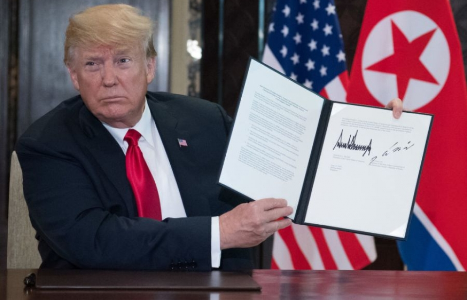 Mỹ và Triều Tiên ký kết văn bản về phi hạt nhân hóa