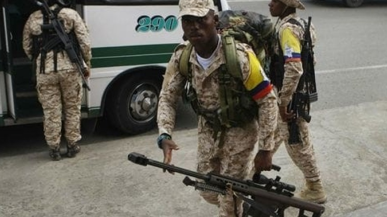 LHQ tiêu hủy hơn 9 tấn thuốc nổ của FARC