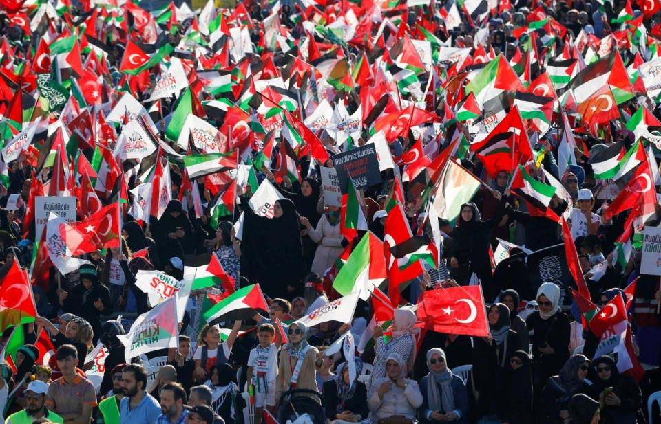 Thổ Nhĩ Kỳ tuần hành phản đối các biện pháp của Israel ở Al-Aqsa