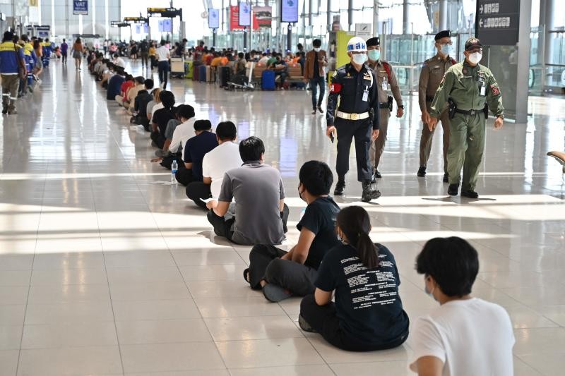 (7.11) Thái Lan sẽ trưng dụng nhà ga mới của sân bay để làm bệnh viện dã chiến. (Nguồn: The Bangkok Post)