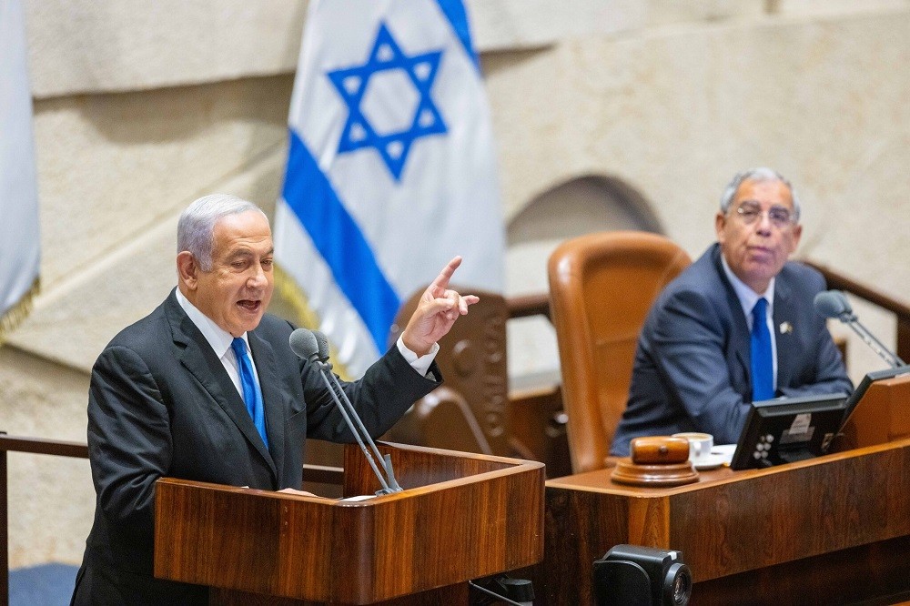(07.05) Ông Benjamin Netanyahu phát biểu tại Knesset ngày 30/6. (Nguồn: Flash90)