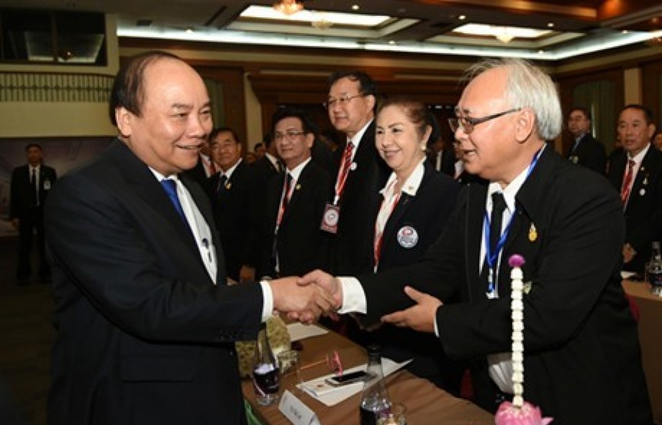 Thủ tướng gặp gỡ doanh nhân Việt kiều tại Thái Lan