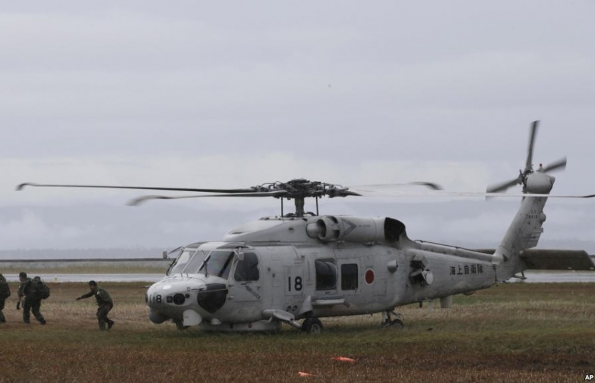 Nhật Bản: Trực thăng MSDF rơi xuống biển, 3 người mất tích