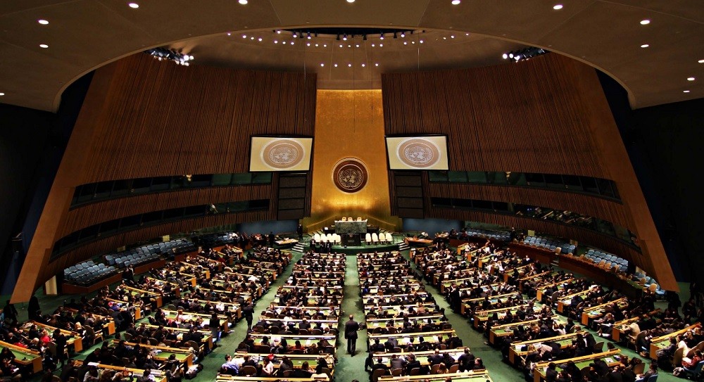 (09.22) Khóa họp Đại hội đồng Liên hợp quốc là cơ hội để các nước hiểu rõ lập trường của nhau trong các vấn đề cốt lõi với lợi ích quốc gia và thế giới. (Nguồn: Liên hợp quốc)