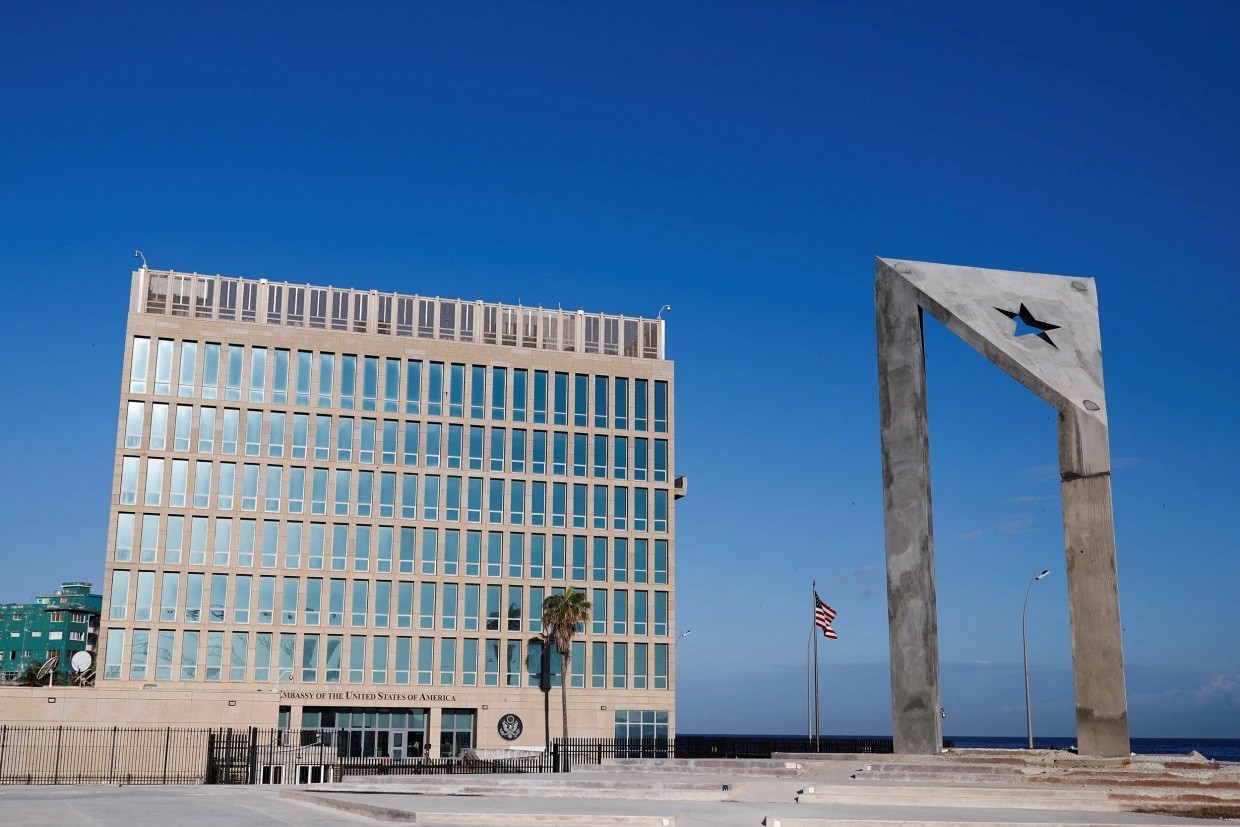 (09.23) Đại sứ quán Mỹ tại Cuba. (Nguồn: Reuters)