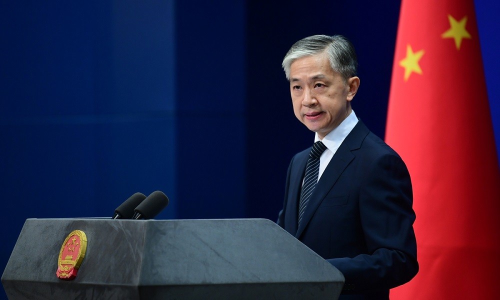 (10.31) Người phát ngôn Bộ Ngoại giao Trung Quốc Uông Văn Bân. (Nguồn: Global Times) (10.31) Người phát ngôn Bộ Ngoại giao Trung Quốc Uông Văn Bân. (Nguồn: Global Times)