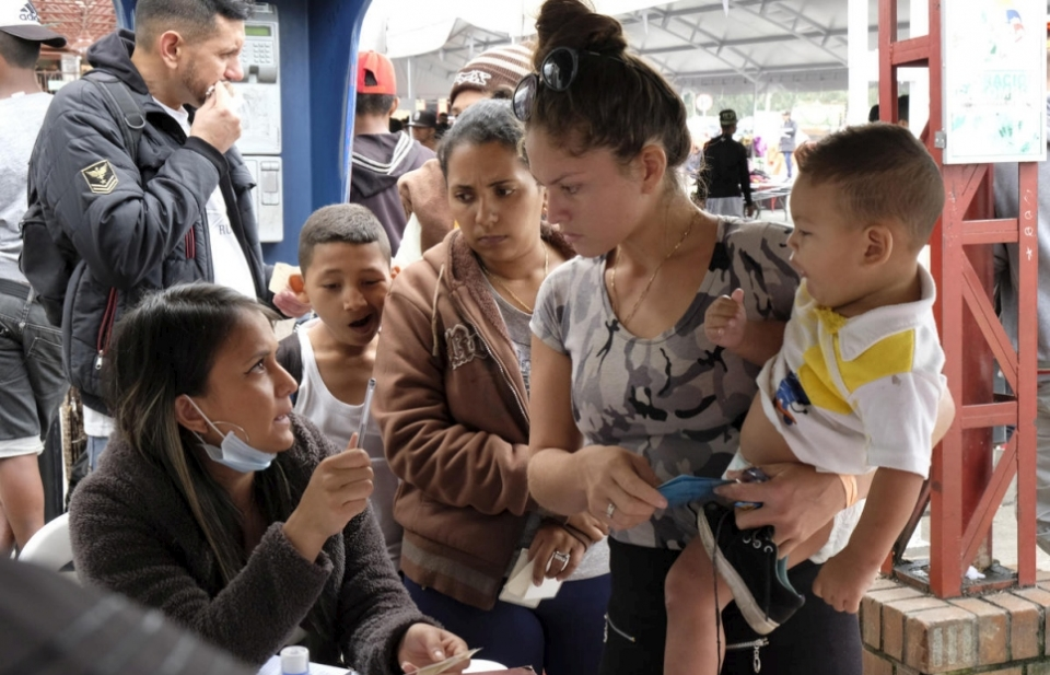 LHQ triển khai kế hoạch khẩn cấp hỗ trợ người di cư Venezuela