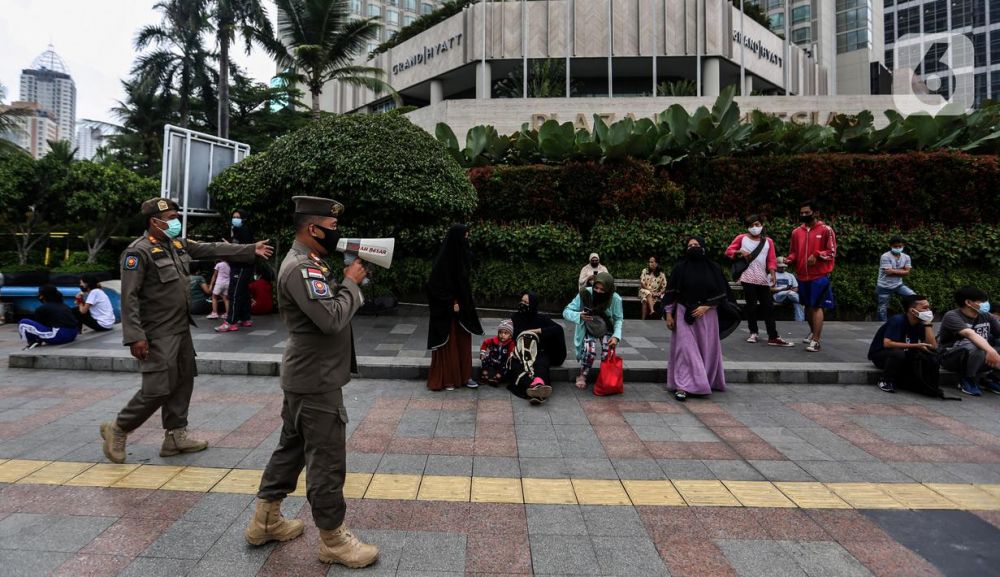 Thủ đô Jakarta sẽ áp dụng lệnh giới nghiêm trong hai tuần tới. (Ảnh: Liputan6)