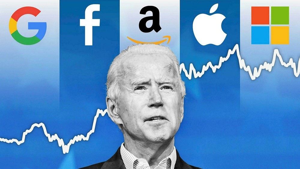 (12.01) Chính quyền Mỹ của Tổng thống Joe Biden đang có nhiều biện pháp mạnh tay với các tập đoàn công nghệ. (Nguồn: Getty Images)