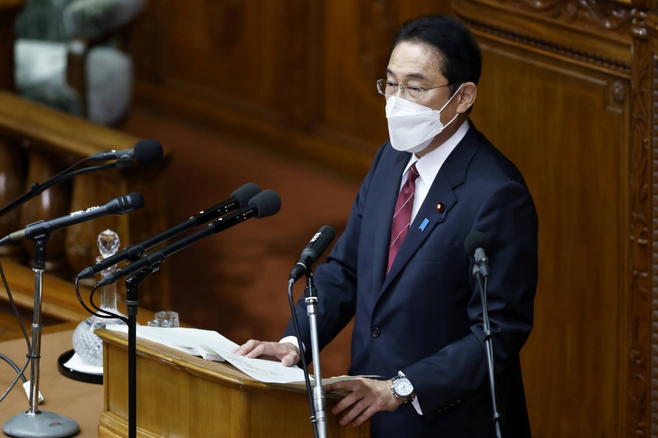 (12.13) Thủ tướng Nhật Bản Kishida Fumio chưa công bố lập trường chính thức của Tokyo về tẩy chay Olympic mùa Đông 2022 tại Bắc Kinh, Trung Quốc đầu năm tới. (Nguồn: AP)