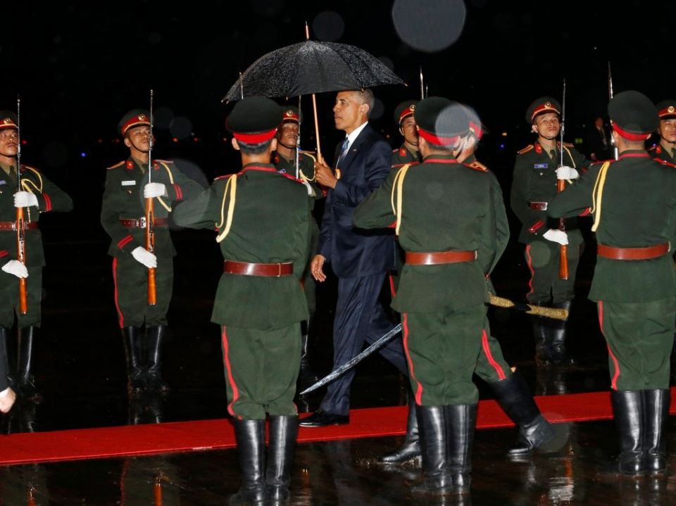 Lần đầu tiên, Tổng thống đương nhiệm của Mỹ đến Lào