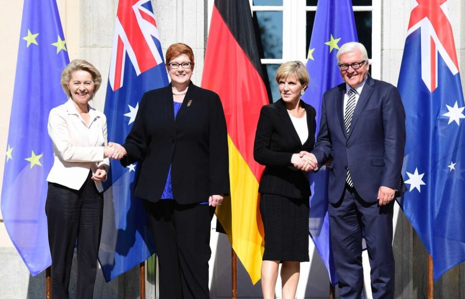Australia - Đức kêu gọi giải quyết hòa bình các tranh chấp ở Biển Đông