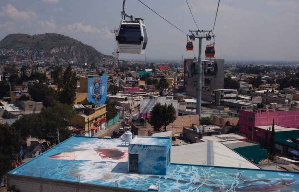 Mexico: Chống tắc đường bằng cáp treo giao thông