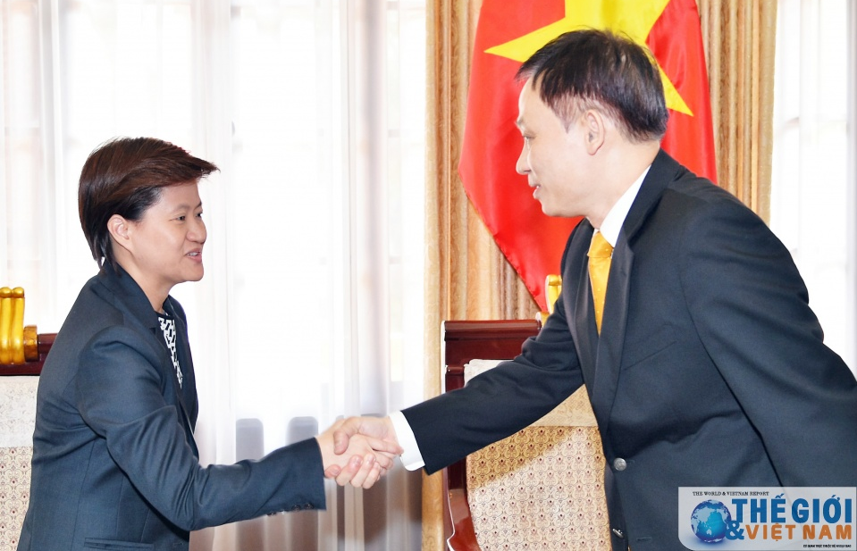 Thứ trưởng Lê Hoài Trung tiếp Đại sứ Singapore