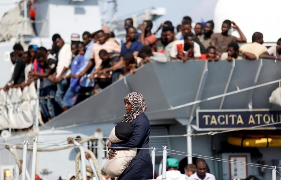 Gần 3.000 người di cư được cứu trên biển Địa Trung Hải