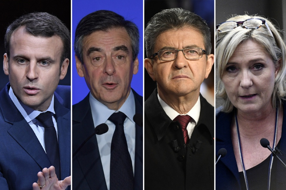 Bầu cử Pháp: Các ứng cử viên bám đuổi sát nút