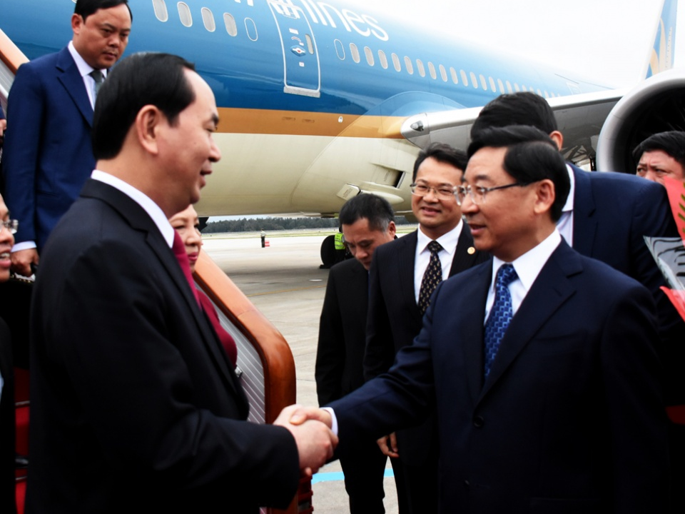 Chủ tịch nước Trần Đại Quang thăm tỉnh Phúc Kiến