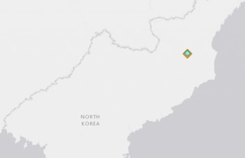 Động đất mạnh 3,4 độ richter ở Triều Tiên