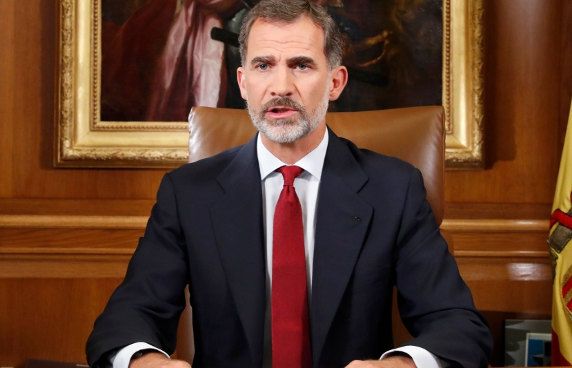 Nhà Vua Tây Ban Nha lên án mưu toan ly khai của vùng Catalonia
