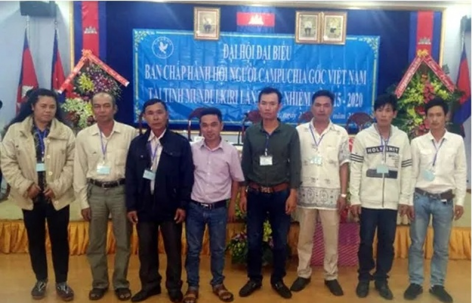 Đại hội Hội người Campuchia gốc Việt tại tỉnh Mondokiri lần thứ nhất