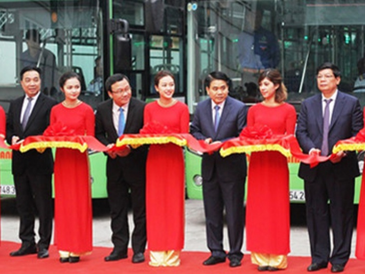 Hà Nội chính thức khai trương tuyến buýt nhanh BRT đầu tiên