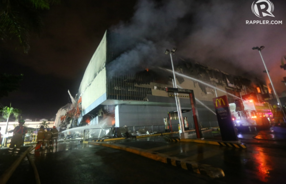 Philippines: Không có cơ hội có người sống sót trong vụ cháy trung tâm thương mại