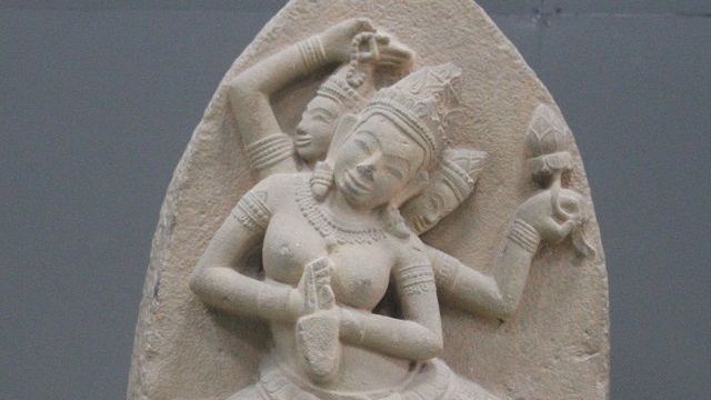 Phù điêu nữ thần Sarasvati được công nhận bảo vật quốc gia
