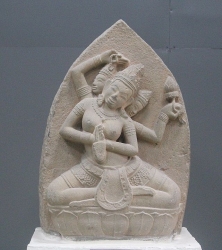 Phù điêu nữ thần Sarasvati được công nhận bảo vật quốc gia