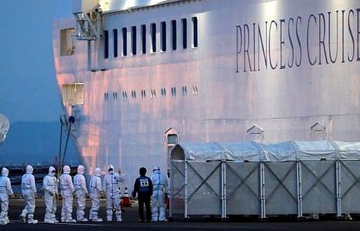 Nhật Bản xác nhận 355 trường hợp nhiễm Covid-19 trên du thuyền Diamond Princess