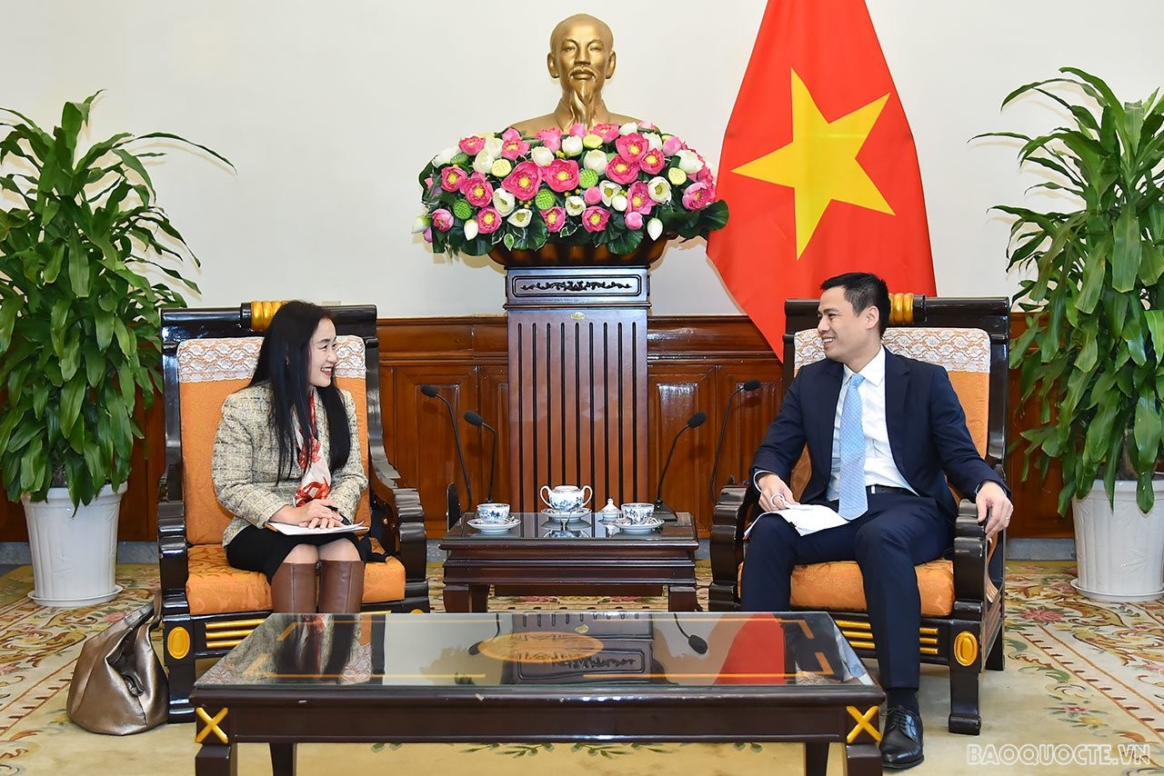 Thứ trưởng Ngoại giao Đặng Hoàng Giang tiếp các Trưởng đại diện UNDP và UNFPA tại Việt Nam