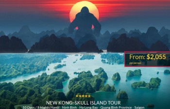 Hàng loạt tour du lịch "ăn theo" phim “Kong: Đảo đầu lâu”
