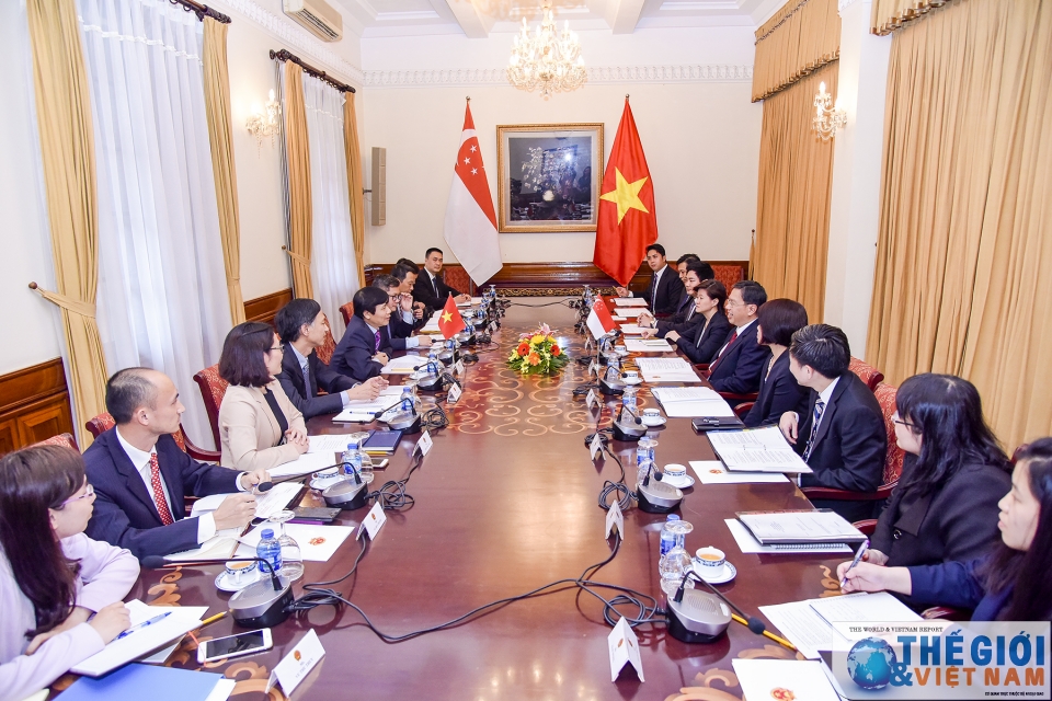 vietnam singapore convene 11th political consultation