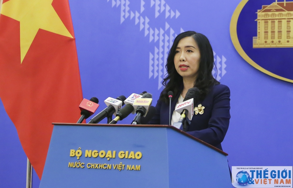 Bộ Ngoại giao: Yêu cầu Trung Quốc chấm dứt hành động xâm phạm chủ quyền của Việt Nam trên Biển Đông
