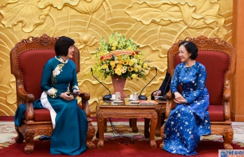 ASEAN women delegation welcomed in Ha Noi