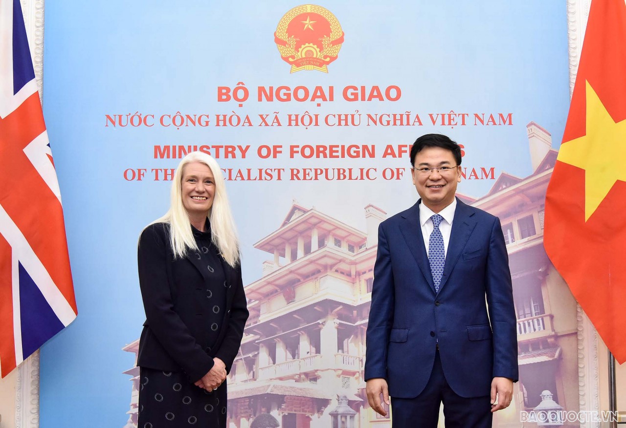 Việt Nam là đối tác quan trọng ở khu vực Ấn Độ Dương-Thái Bình Dương của Vương quốc Anh