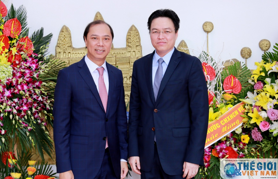 Lãnh đạo Bộ ngoại giao chúc mừng Tết Campuchia