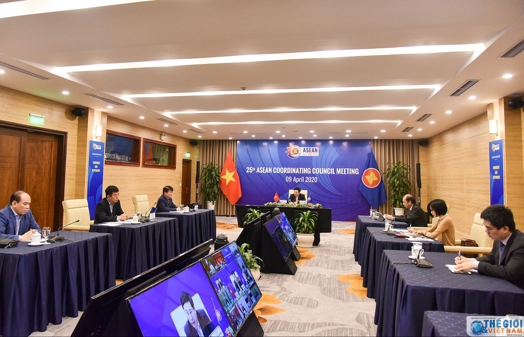 Hội đồng điều phối ASEAN lần đầu tiên họp trực tuyến